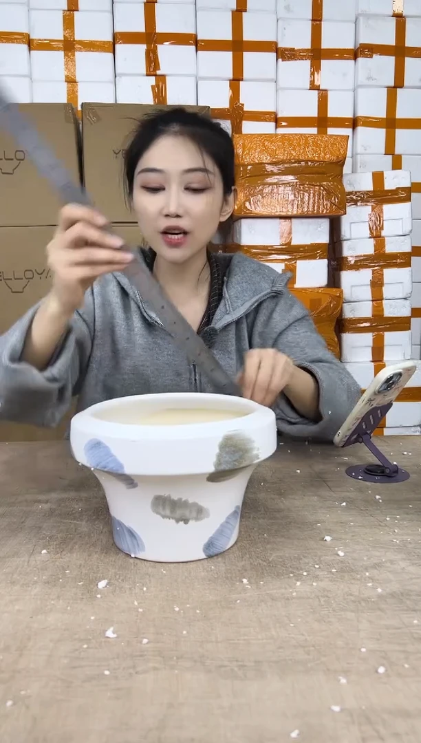 火锅刷色白小号19x15