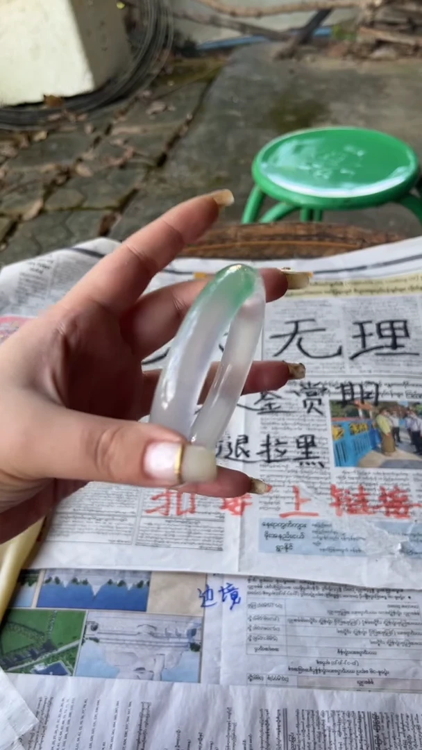 非金属珐琅文****菜钰缅手镯甄选