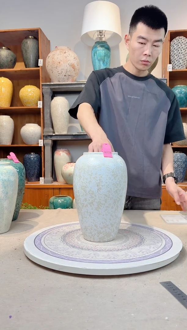 瓶孤品 瑕疵陶瓷花瓶  a578