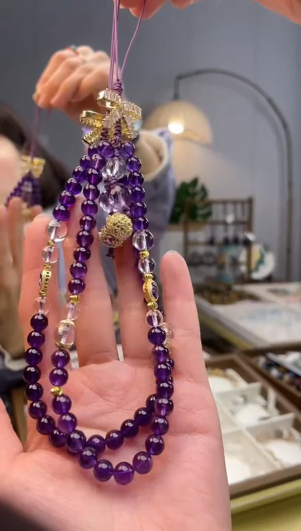 【闪购商品】水晶手链合金紫水晶