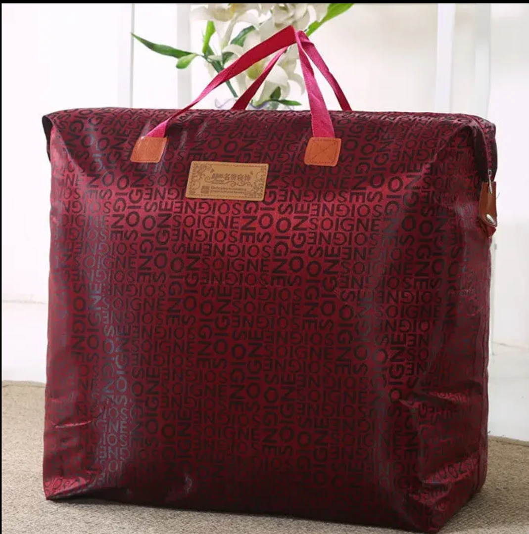 ［2个装］特大号加厚牛津布防潮棉被收纳袋搬家大容量手提衣物收纳