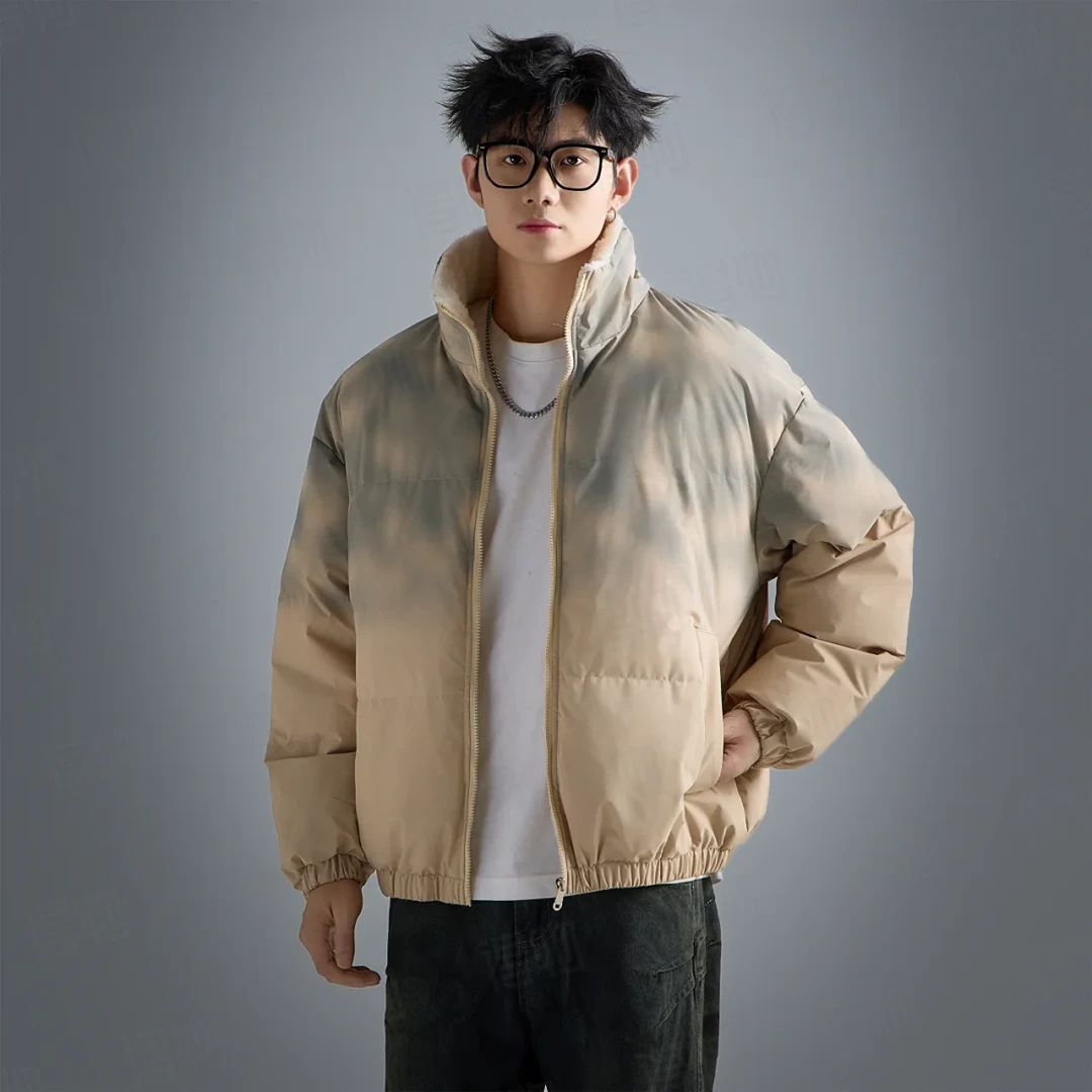 108-得物专版LAT下架款-加厚羊羔绒内里防风防寒潮流百搭款棉服