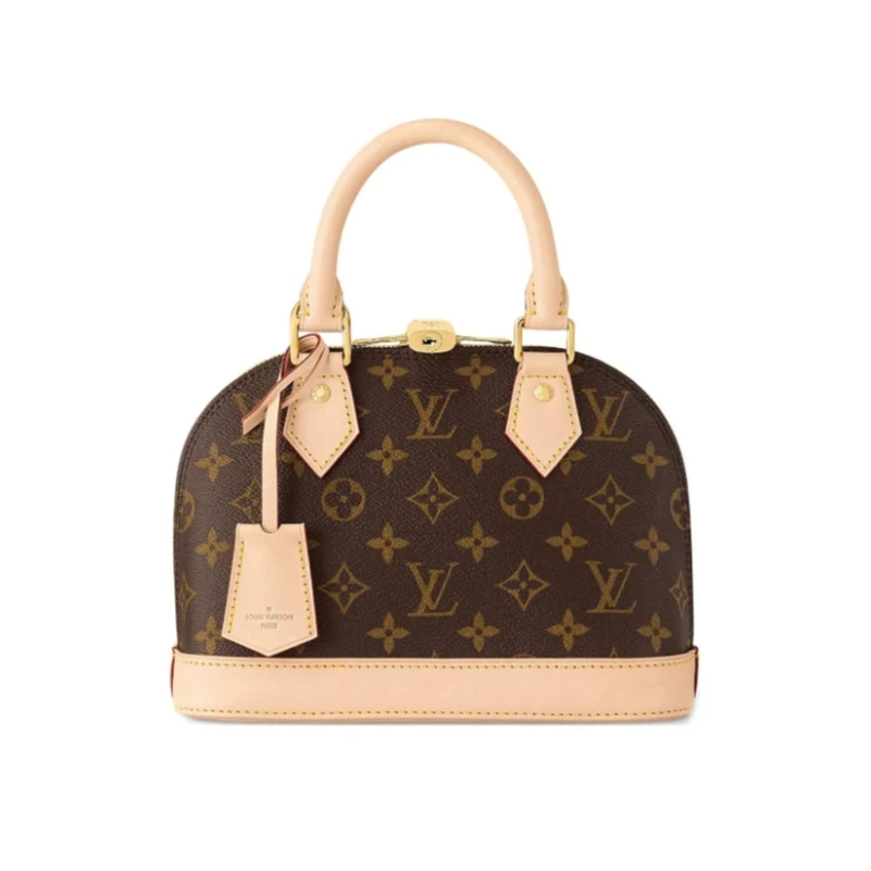 99新 LouisVuitton/路易威登 alma bb老花贝壳包