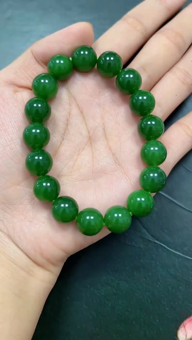 未镶嵌手串和田玉心*常手串