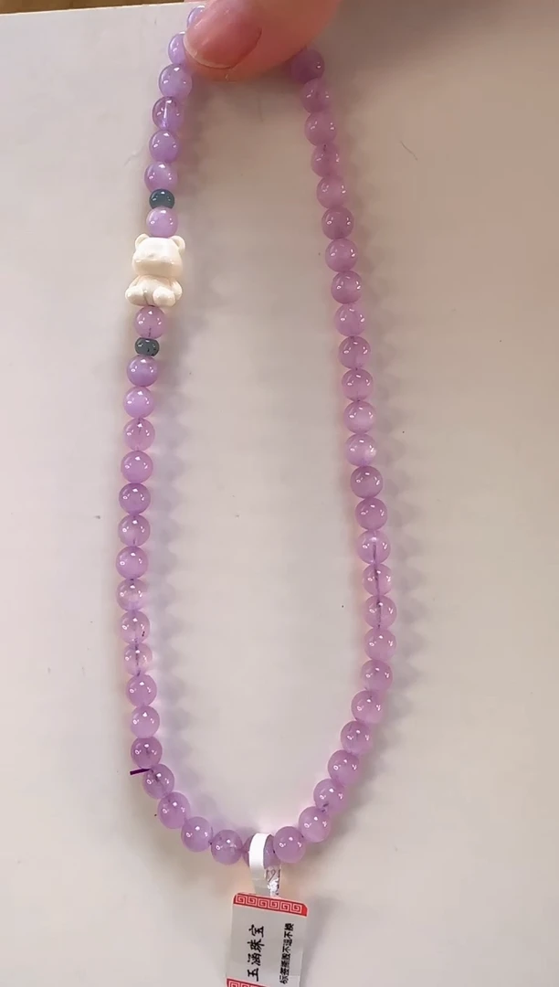 未镶嵌锂辉石颈饰项链