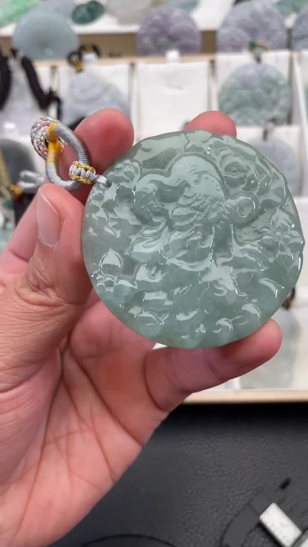 颈饰未镶嵌翡翠天然缅甸翡翠A货521