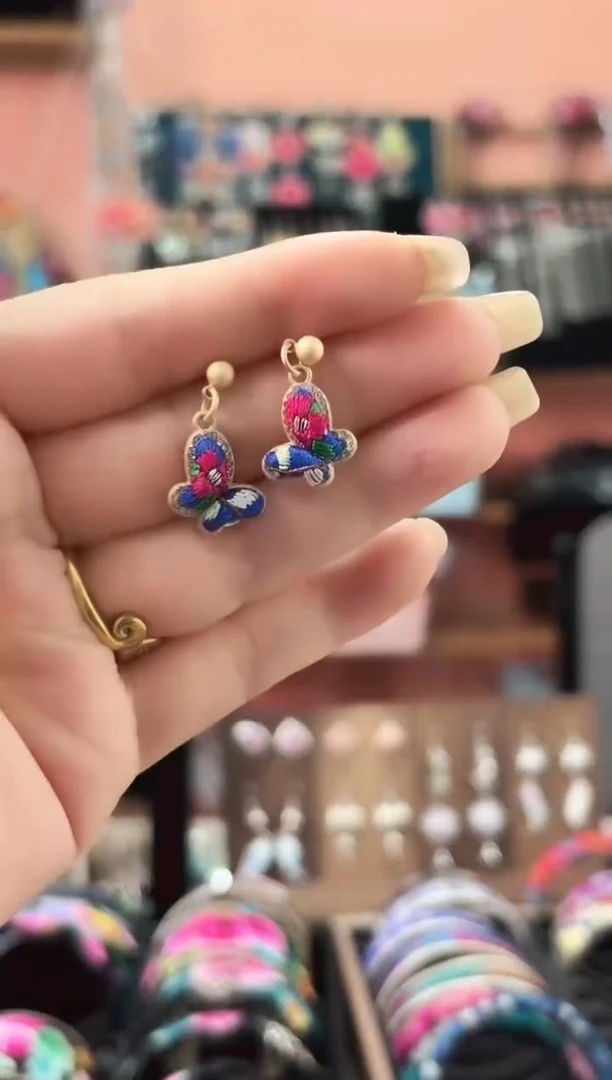 织绣艺枝独绣手工饰品57