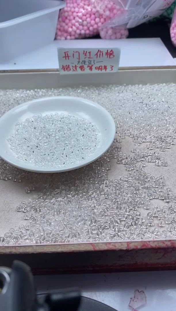 【闪购商品】水晶颈饰未镶嵌w927白水晶4mm*50颗