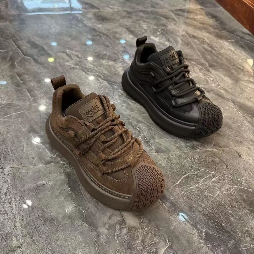 新款高品质全皮面休闲百搭男鞋