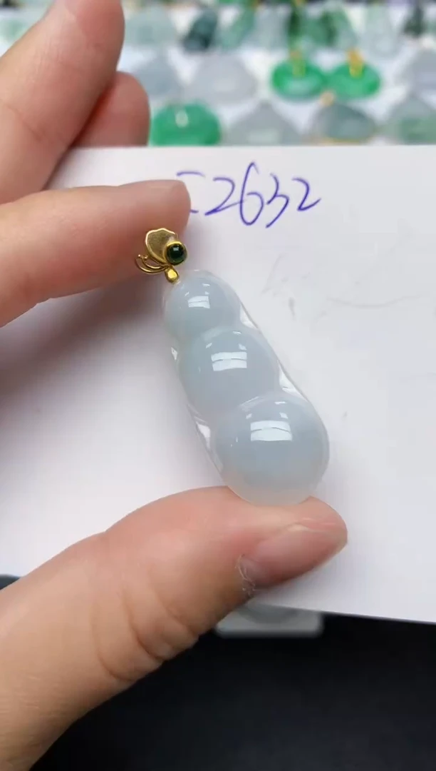 颈饰未镶嵌翡翠 天然缅甸A货翡翠百元以上9元证书费自理