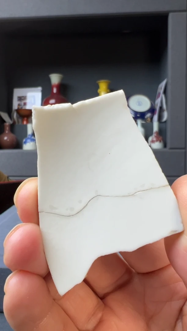 【闪购商品】瓷片白釉手工陶瓷瓷片