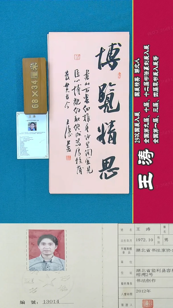 书法204R王涛书法作品