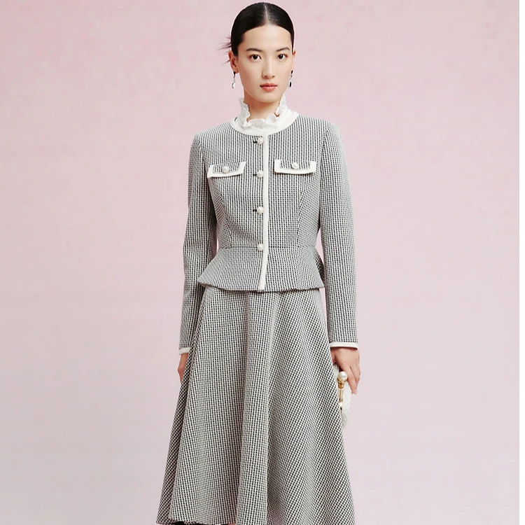 【婷婷专属】La Koradior拉珂蒂短款外套收腰上衣女上装女式外套