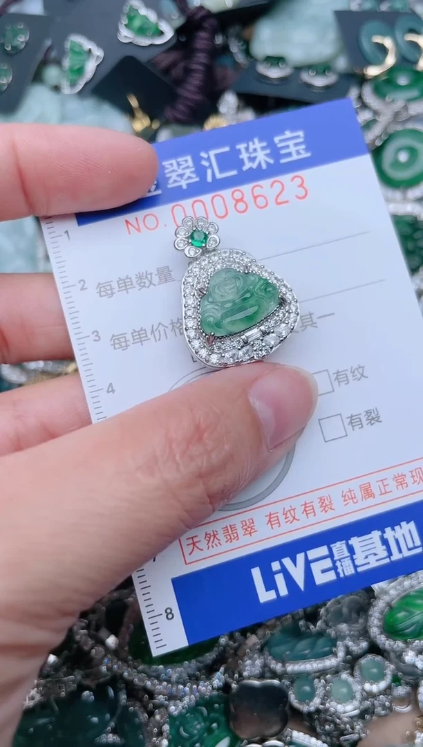 【闪购商品】翡翠颈饰未镶嵌8623.....1