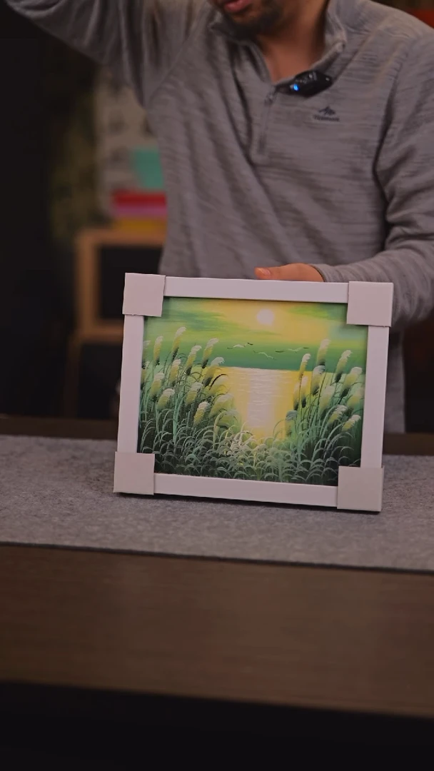 【闪购商品】书法448 芦 苇 油 画 手 绘