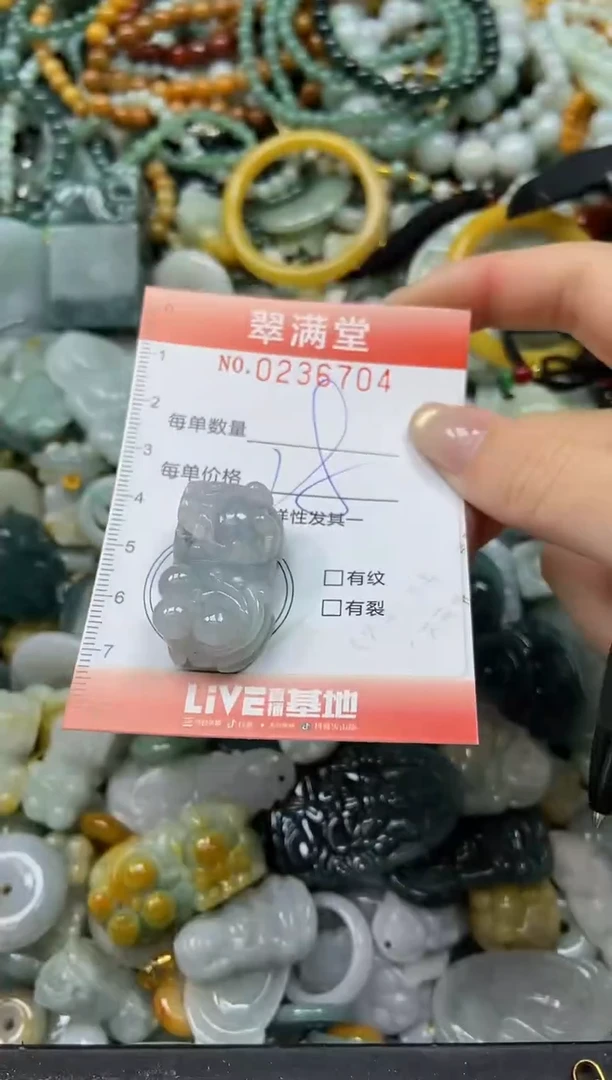 未镶嵌挂件翡翠闪购0236704