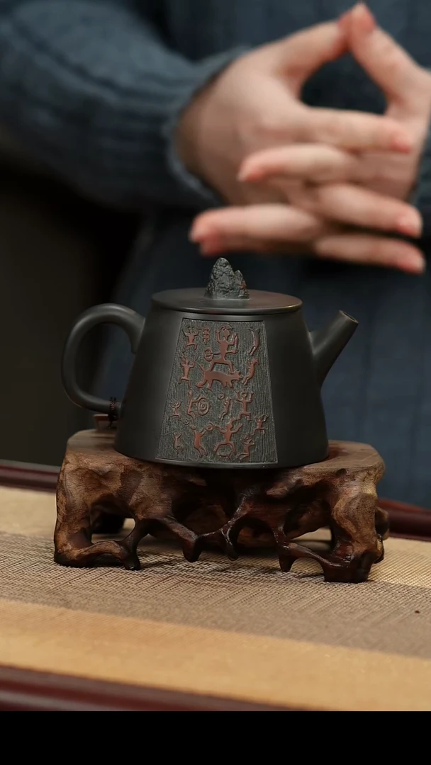 【闪购商品】花山岩画款高石瓢壶