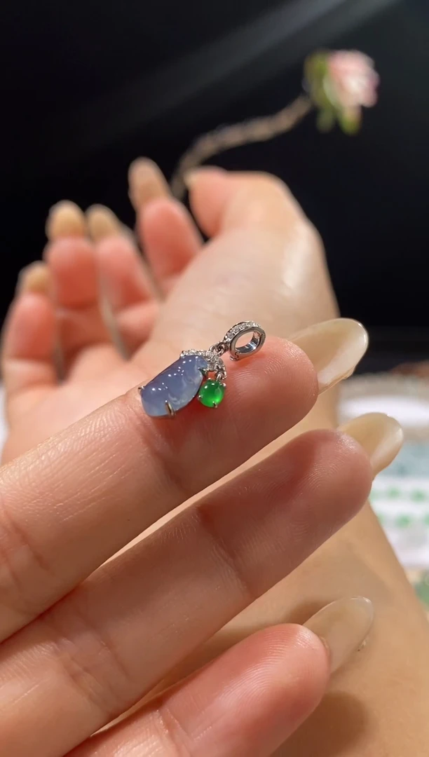 未镶嵌定制翡翠豆子提溜 买断不退换