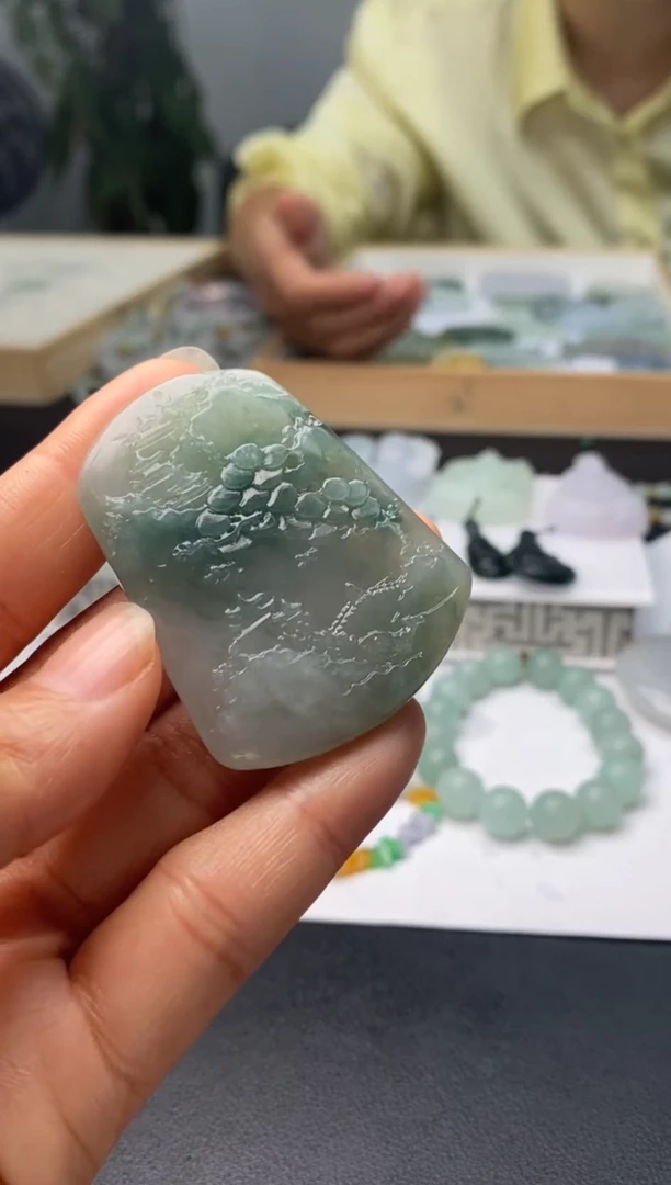 未镶嵌定制翡翠毛货翡翠~