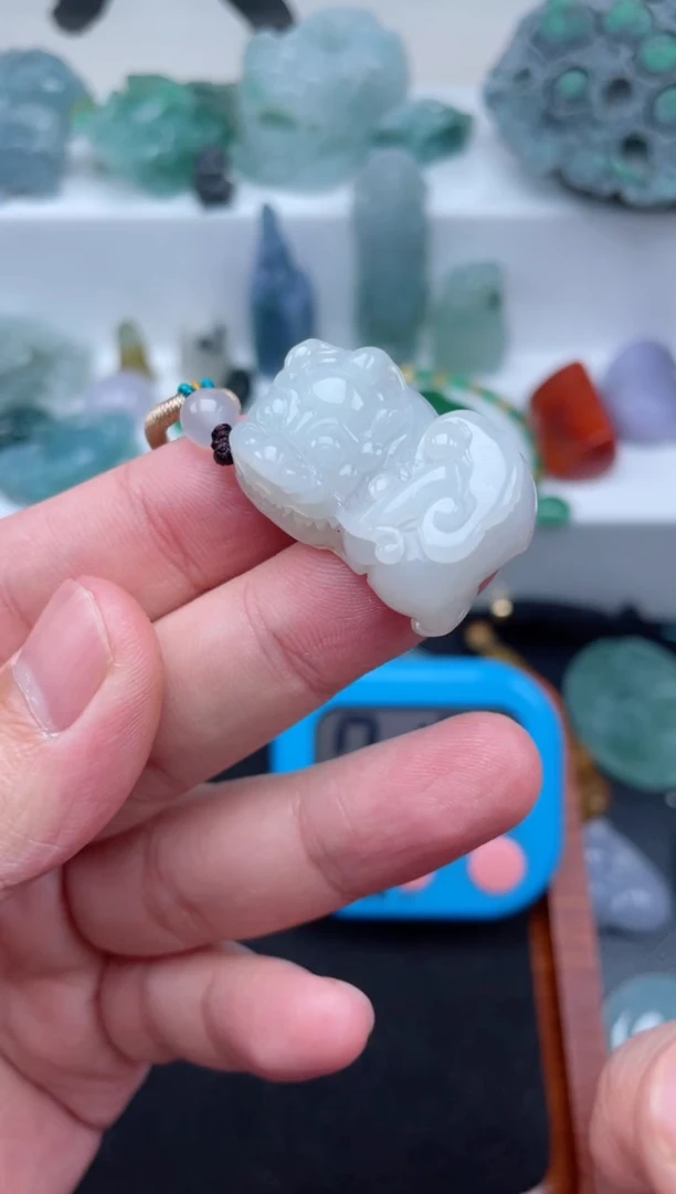 【闪购商品】翡翠颈饰未镶嵌霸王貔貅