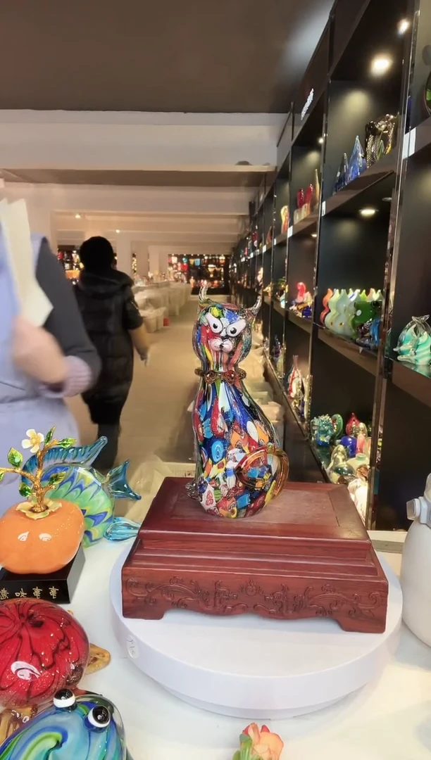 【闪购商品】茶盏琉璃摆件家居摆件