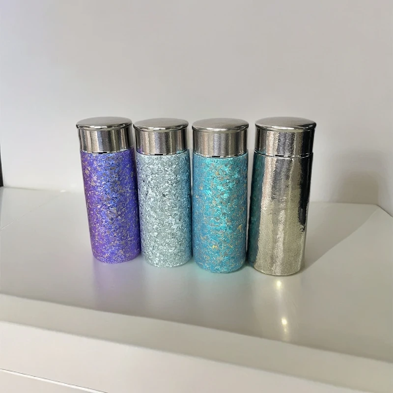 纯钛保温杯手工时尚情侣复古创意旅行便携双层