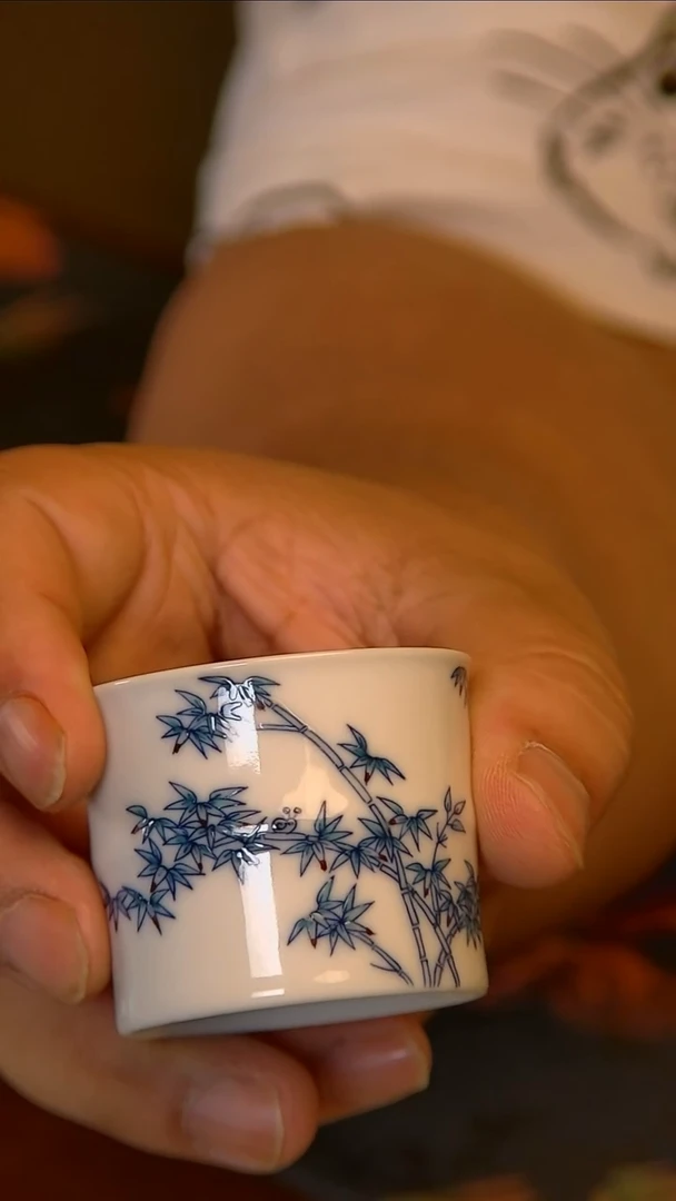 杯手工手绘杯杯很美丽