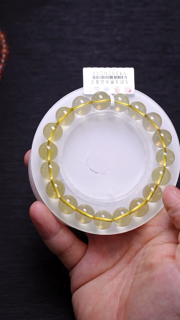 【闪购商品】水晶单圈未镶嵌Q059柠檬晶单圈10mm