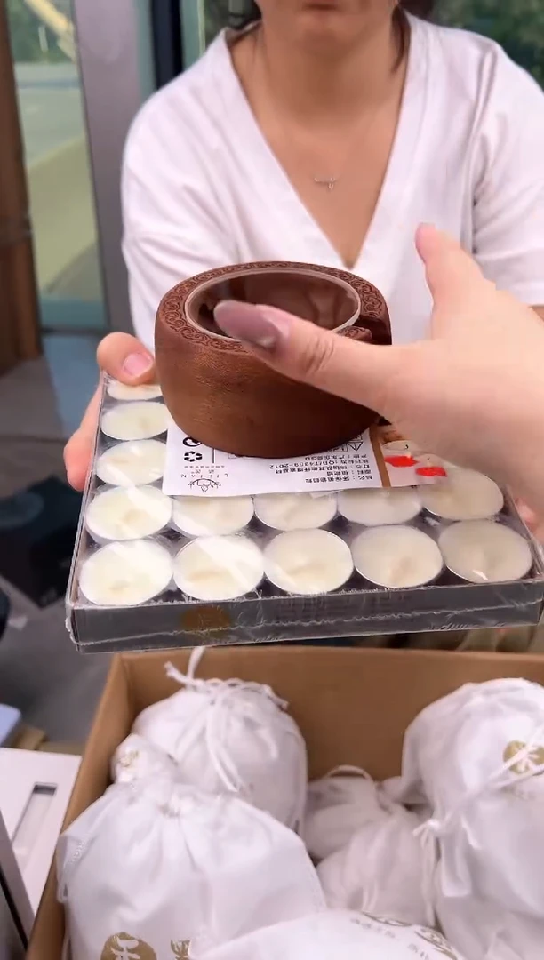 禾墨 温茶器+茶蜡50个