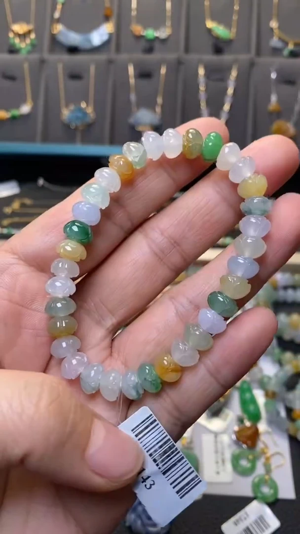 颈饰未镶嵌翡翠净货37486