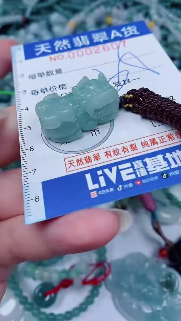 翡翠未镶嵌颈饰00002607