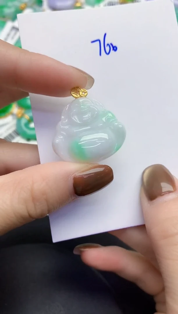 颈饰未镶嵌翡翠缅甸天然翡翠A货