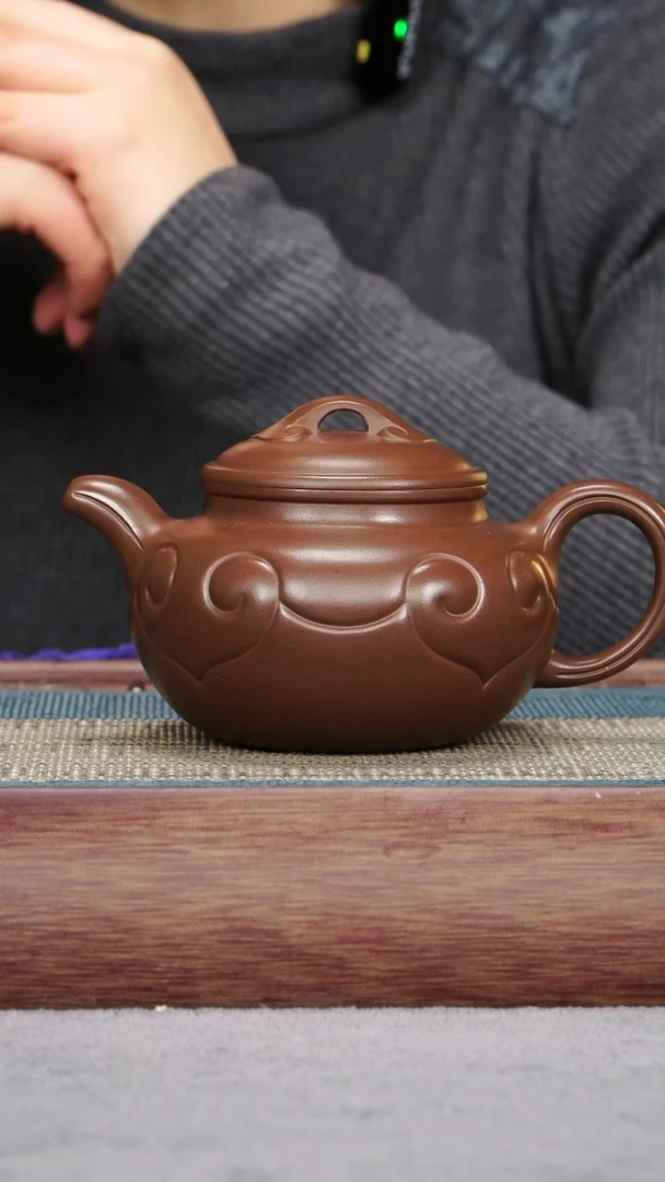 【闪购商品】紫砂茶壶底槽青 如意仿古