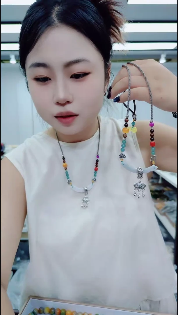 翡翠未镶嵌颈饰0529玉衡吊坠