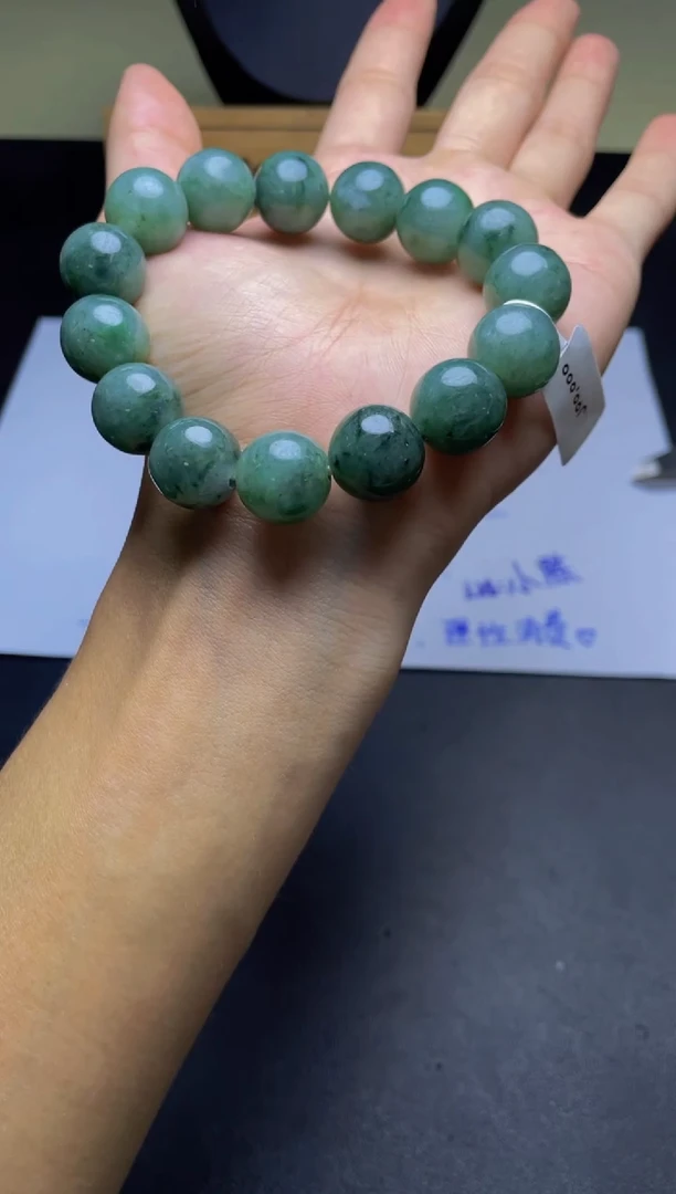 未镶嵌定制翡翠珠串