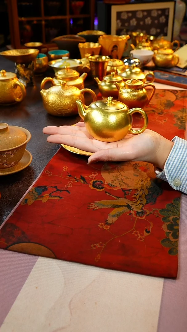茶杯紫砂【宜景窑系列】金壶
