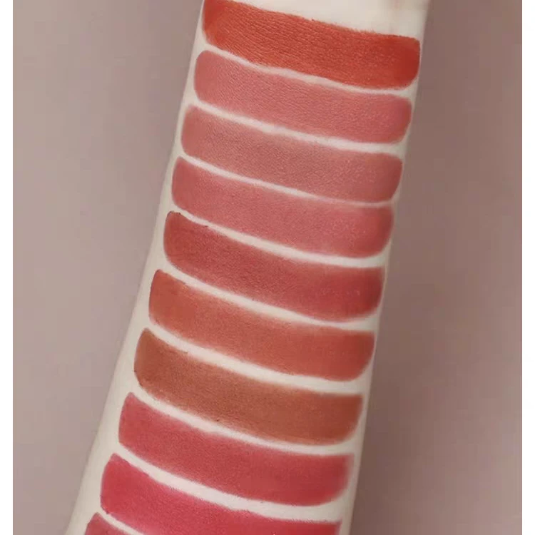 素颜裸妆 奶茶色高级丝绒哑光口红水光嘟嘟唇