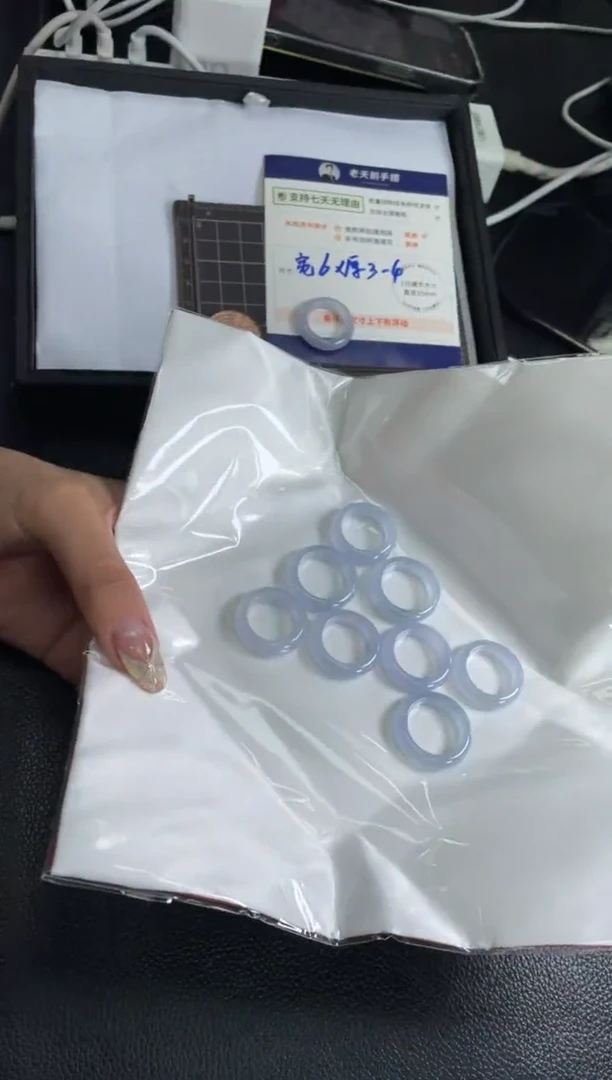 翡翠挂件未镶嵌戒圈FL20配绳/多样性发其一ZBCP