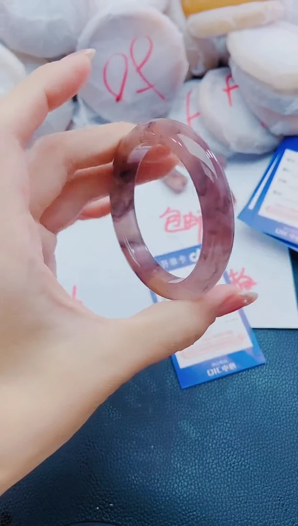 未镶嵌手镯石英质玉M207-53-54
