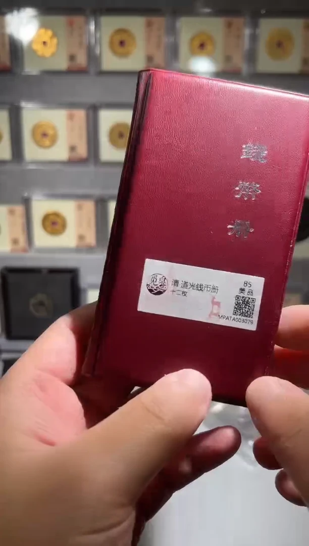 铜带评级 道光钱币册 共12枚 同分择优发