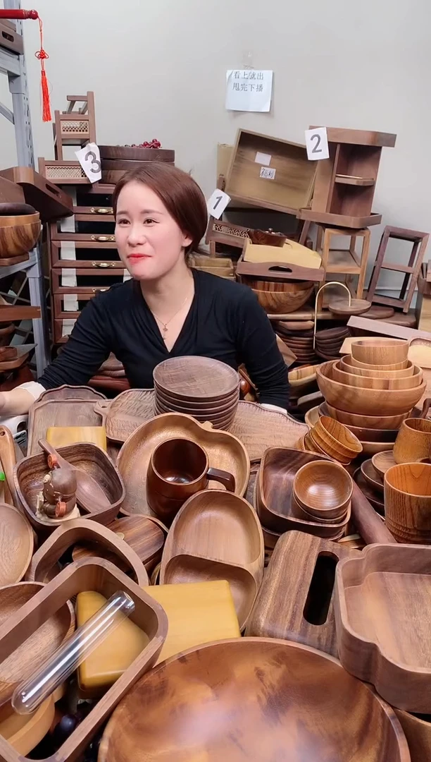 木平*   北美黑胡桃木圆盘15*2cm 到手6个 直播间发