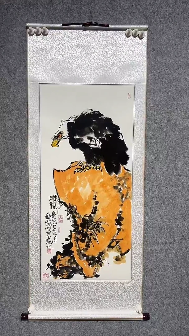 国画赵钦政-雄视-手绘