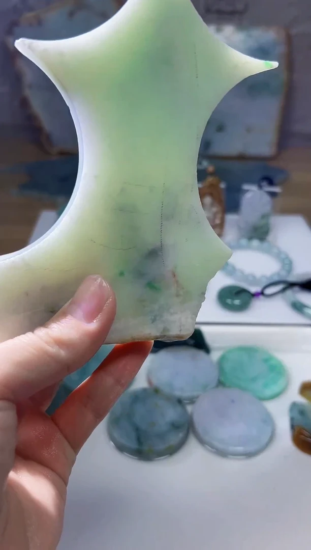 裸石翡翠天然翡翠A货余 南 773