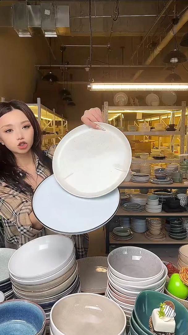 瓷206外贸尾货窑变釉下彩默认微瑕