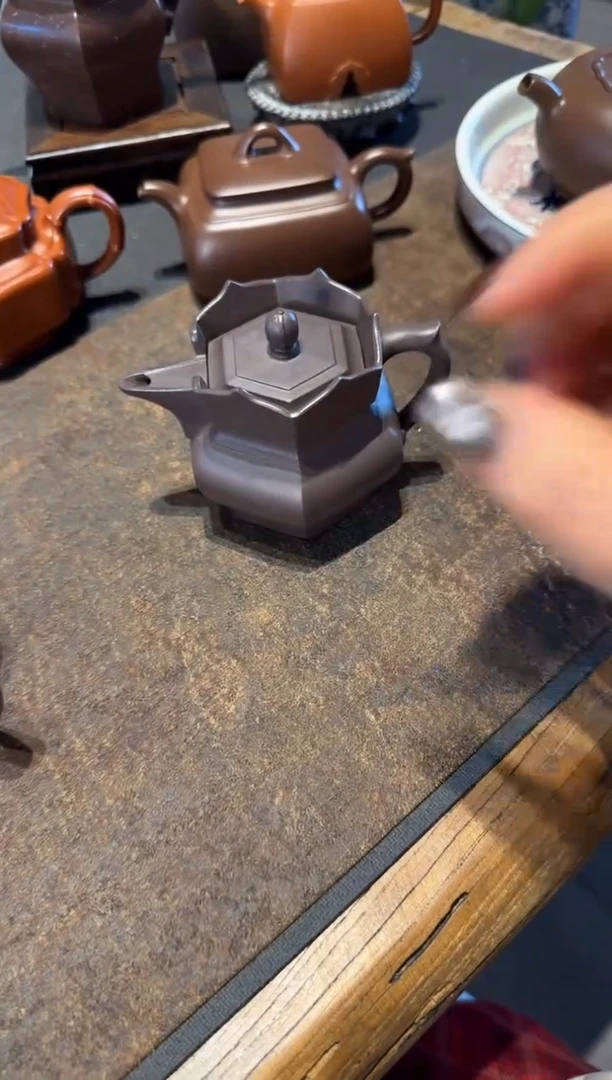 【闪购商品】紫砂茶壶天青小僧帽