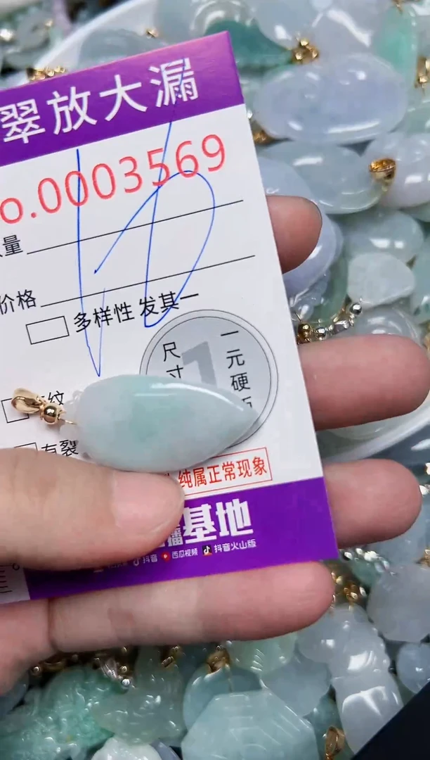 颈饰未镶嵌翡翠3569