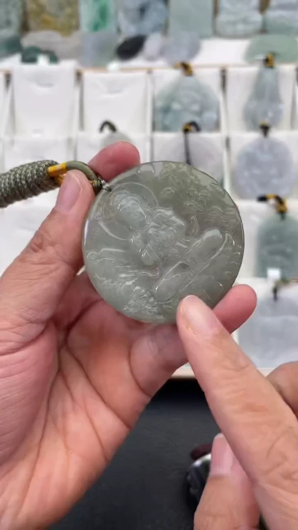 颈饰未镶嵌翡翠天然缅甸翡翠A货416