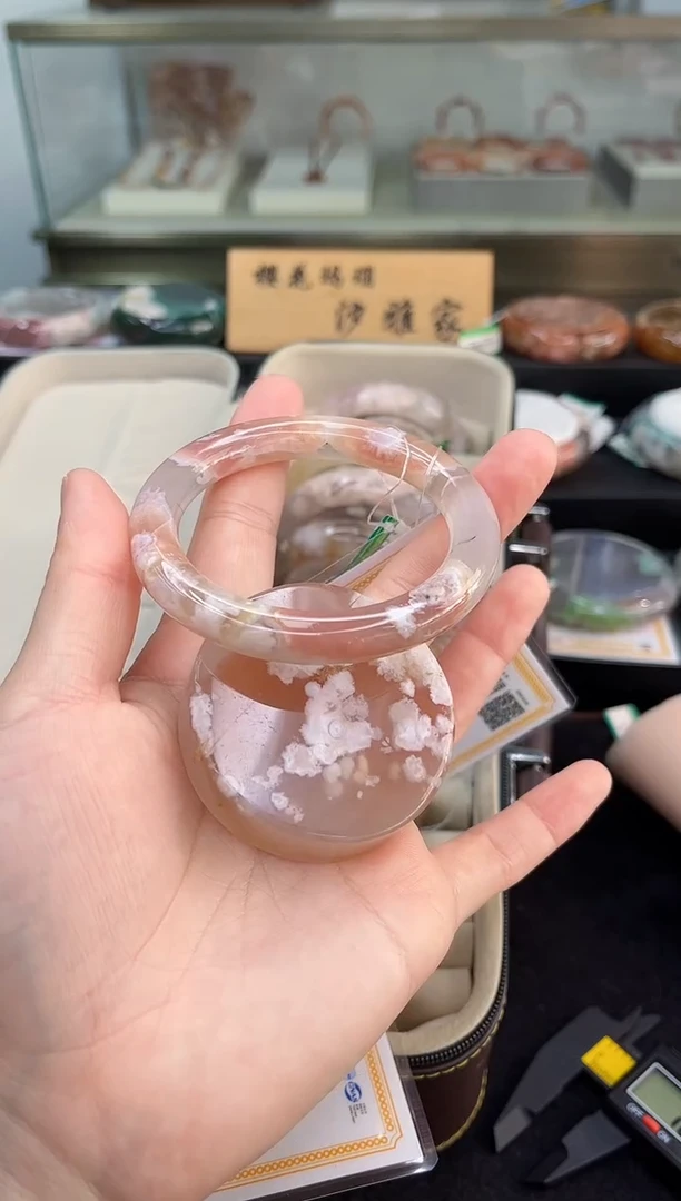 未镶嵌手镯石英质玉55圈口（赠品镯心）36455166