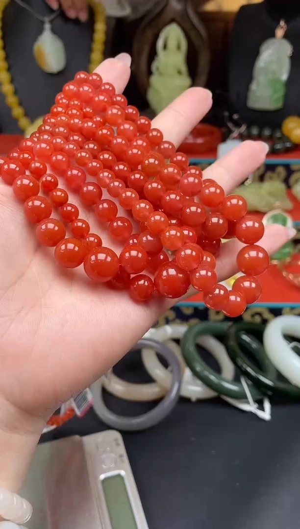 南红玛瑙未镶嵌颈饰项链多样性发其一n001