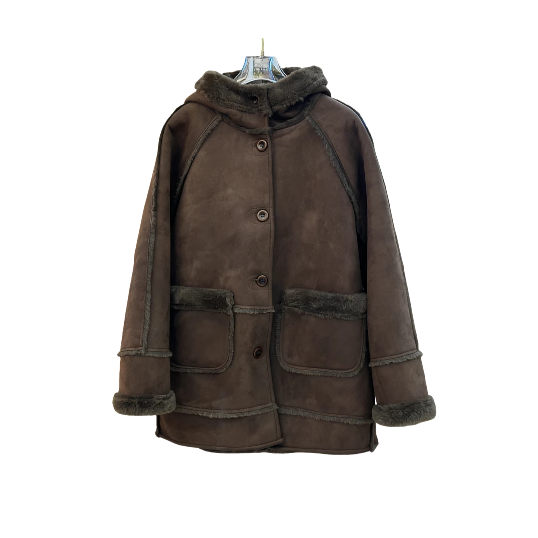 人造皮草 XYX 81冬季新款韩版宽松显瘦时尚保暖外套